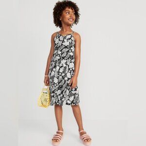 3/$20 Old Navy Printed Jersey Knit Swing Dress Sleeveless Sundress Girls Medium